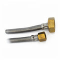 BRAIDED HOSE 2M 3/4F STRAIGHT X 3/8F STRAIGHT - FLAT