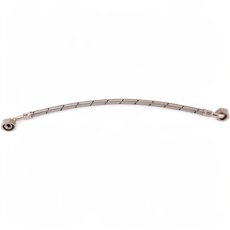BRAIDED HOSE 0.5M 3/4 ELBOW X 3/4 ELBOW - FLAT