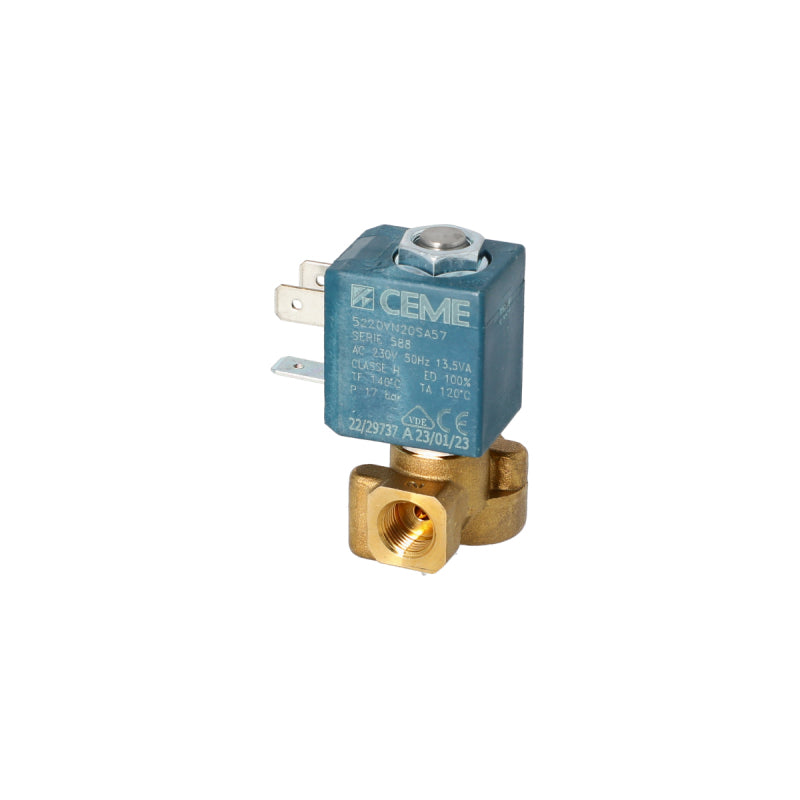 CEME 2 WAY SOLENOID VALVE 230V 1/8 2MM VITON