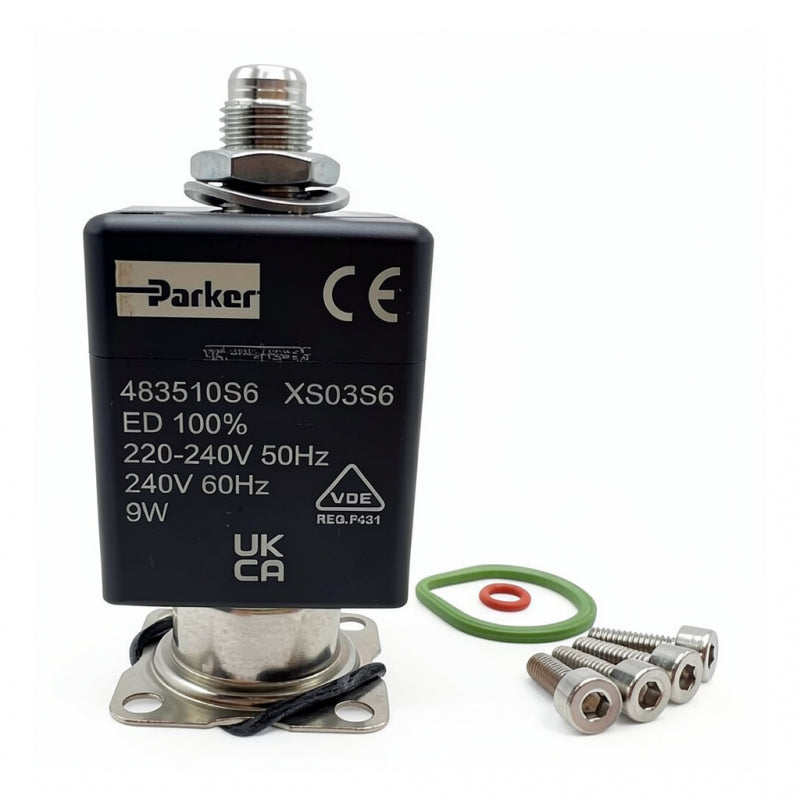 LUCIFER 3 WAY GRP SOLENOID 230V 1.5MM RUBY 9W