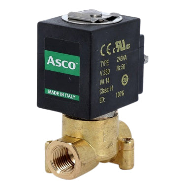 SIRAI 2 WAY INLET SOLENOID VALVE 230V 1/4 3.2MM VITON