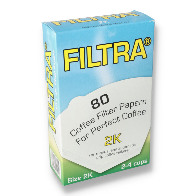 FILTRA 2K PAPER FILTERS (BOX OF 80) - WILFA DRIPPERS
