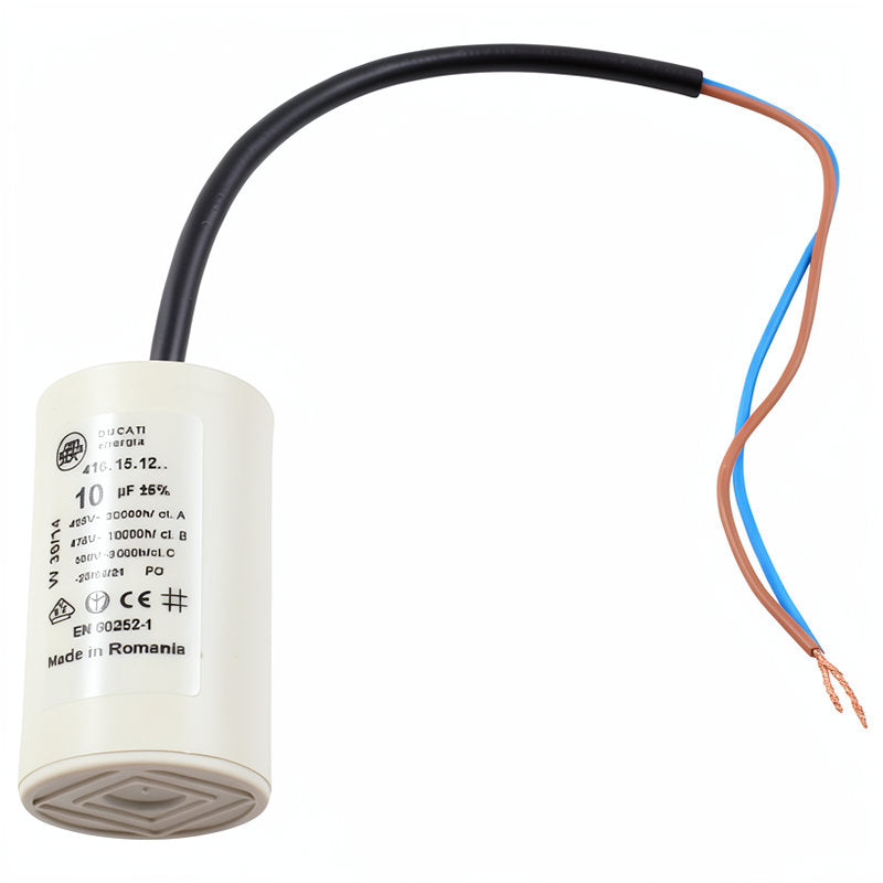 MAZZER 10MF CAPACITOR - WITH WIRES