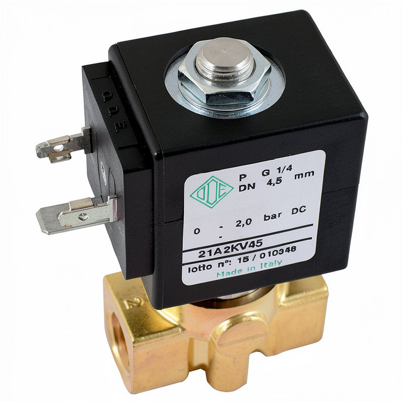 ODE 2 WAY SOLENOID VALVE 24V 1/4 4.5MM 9W - RHEA