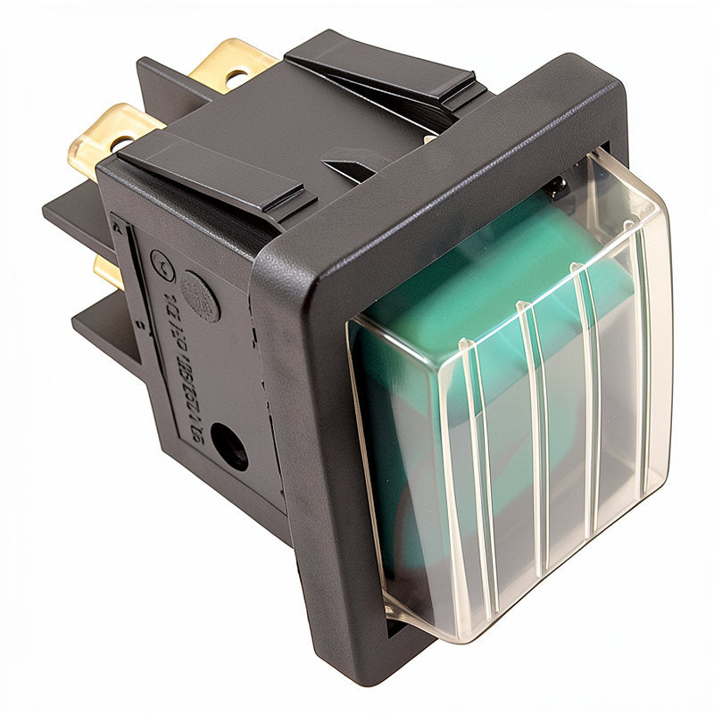 GREEN ON/OFF MAINS SWITCH 16 AMP