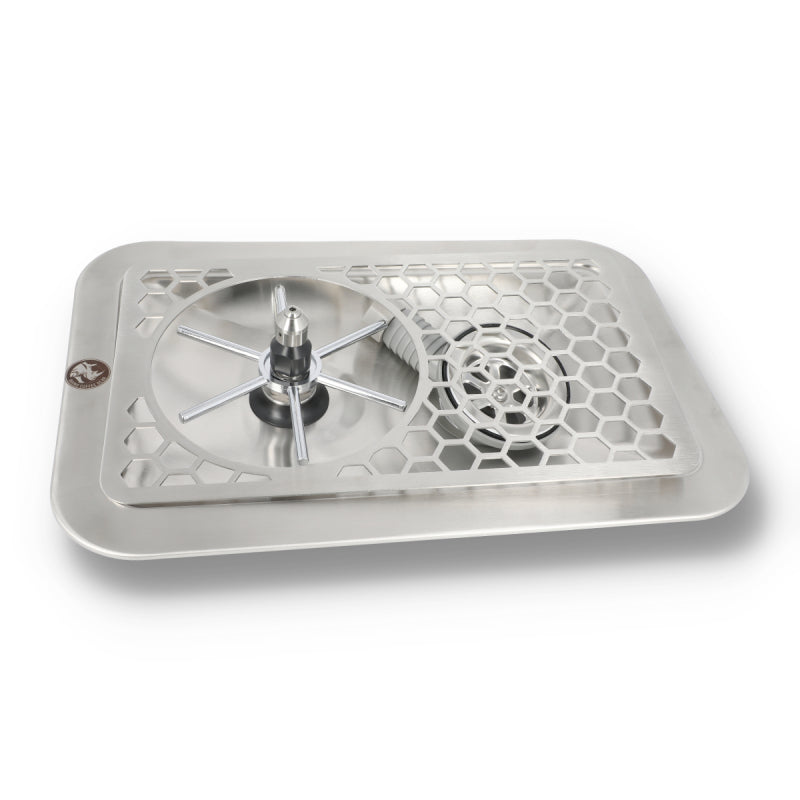 RHINO RECESSED PITCHER RINSER WITH SPIN JET - 300MM