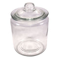 CLEAR GLASS BISCOTTI JAR 1.5 US GALLON / 6 LITRES