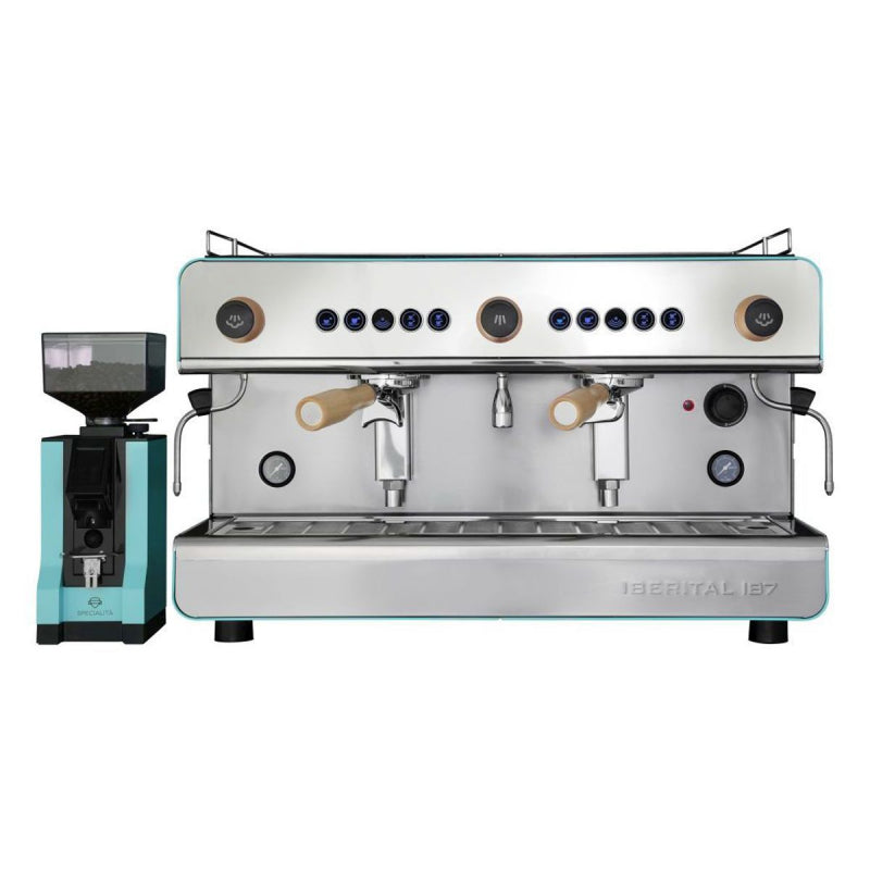 EUREKA MIGNON SPECIALITA 55 COFFEE GRINDER - TIFFANY BLUE