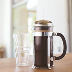 BODUM CHAMBORD COFFEE MAKER 12 CUP 1.5L/51OZ - GLASS, MIRROR FINISH S/S LID