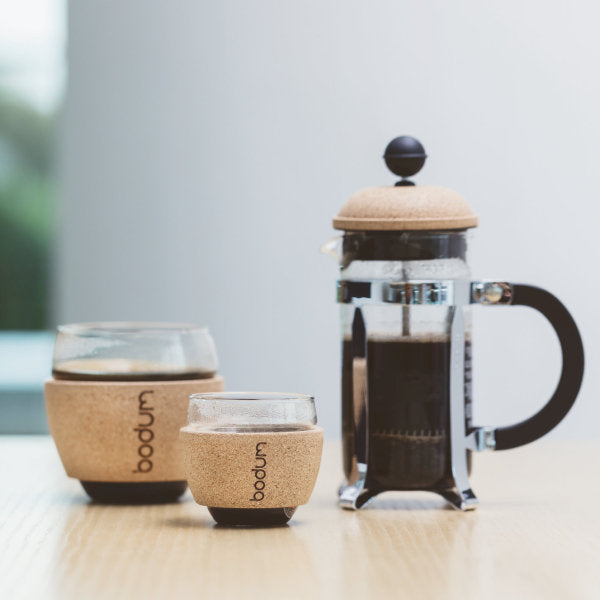 BODUM CHAMBORD COFFEE MAKER 3 CUP 0.35L/12OZ - GLASS, CORK LID