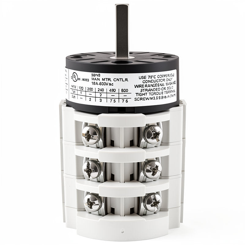 MAINS SWITCH 0-1-2 POSITION 16 AMP