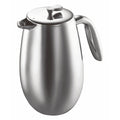 BODUM COLOMBIA DOUBLE WALL FRENCH PRESS COFFEE MAKER, 8 CUP, 1.0 L, 32 OZ - S/S