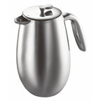BODUM COLOMBIA DOUBLE WALL FRENCH PRESS COFFEE MAKER, 8 CUP, 1.0 L, 32 OZ - S/S