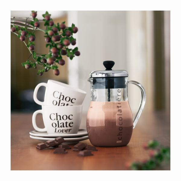 BODUM CHOCOLATIER, CHOCOLATE JUG, 1.0 L, 34OZ - SHINY