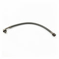 BRAIDED HOSE 0.4M 1/4 STRAIGHT X 3/8 ELBOW - CONICAL