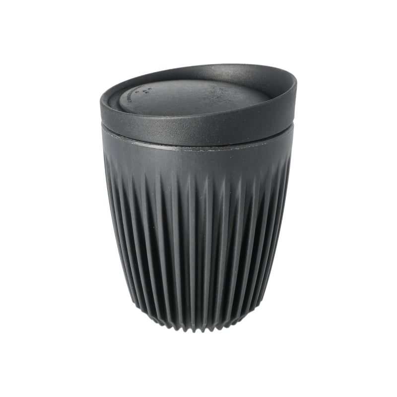HUSKEE CUP & LID CHARCOAL - RETAIL PACKAGING 8OZ/24CL  - SOLD IN SINGLES