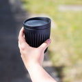 HUSKEE CUP & LID CHARCOAL -  RETAIL PACKAGING 6OZ/18CL - SOLD IN SINGLES