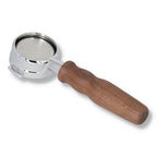 BOTTOMLESS FILTERHOLDER WITH WOODEN HANDLE - LA MARZOCCO - 21G BASKET
