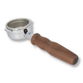 BOTTOMLESS FILTERHOLDER WITH WOODEN HANDLE - LA MARZOCCO - 21G BASKET