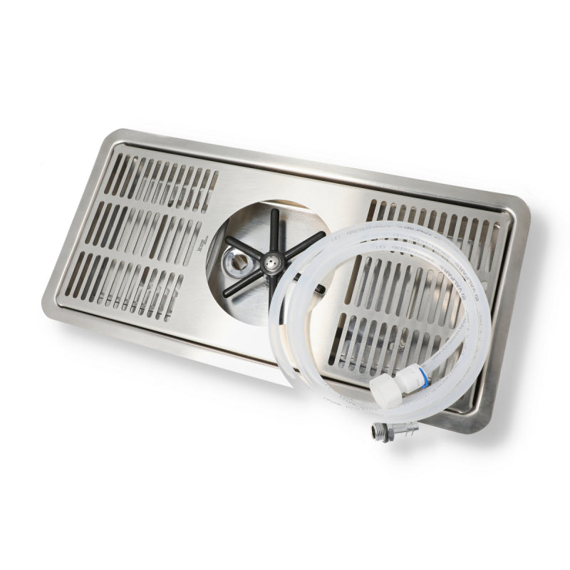 RECESSED CENTRE SPRAY PITCHER RINSER TRAY - 406MM (L) 178MM (W) 22MM (D)
