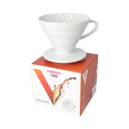 HARIO COFFEE DRIPPER V60 02 CERAMIC WHITE