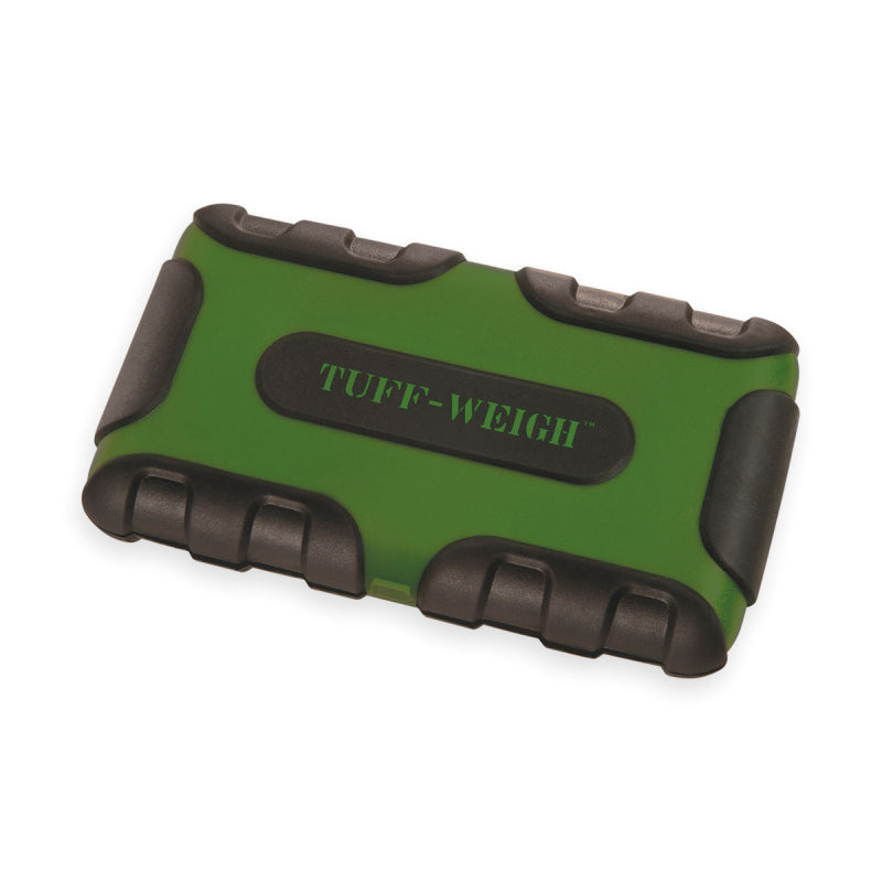 TUFF-WEIGH SCALES 1000 X 0.1 GRAM - WITH IMPACT RESISTANT CASE - GREEN