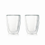 BODUM PILATUS 2PC GLASS, DOUBLE WALL SMALL, 0.25L, 8OZ
