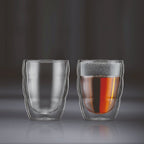 BODUM PILATUS 2PC GLASS, DOUBLE WALL SMALL, 0.25L, 8OZ