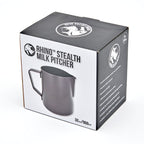 RHINO STEALTH MILK PITCHER 1000ML - BLACK