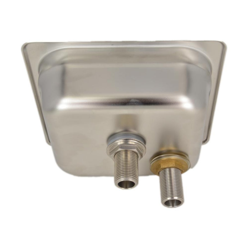 RHINO RECESSED PITCHER RINSER WITH SPIN JET - 150MM (SQUARE)