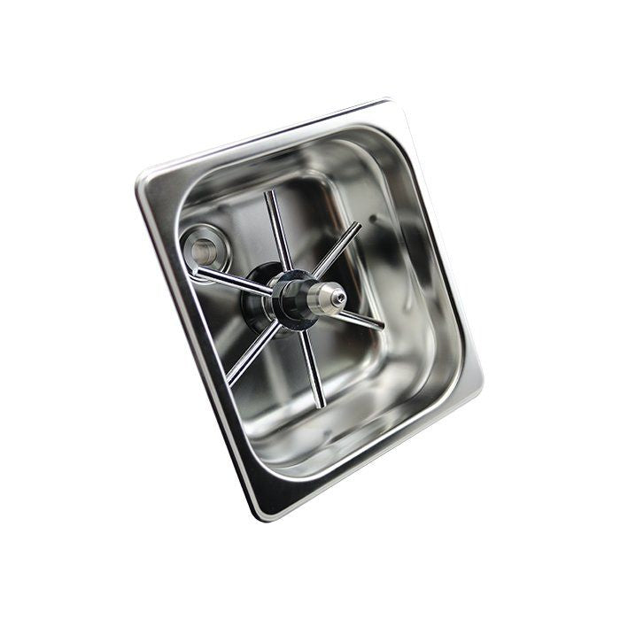 RHINO RECESSED PITCHER RINSER WITH SPIN JET - 150MM (SQUARE)