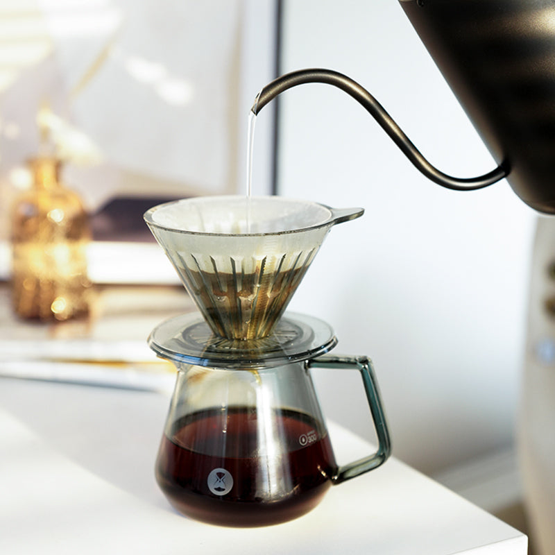 TIMEMORE CRYSTAL EYE 01 DRIPPER 1-2 CUPS - TRANSPARENT BLACK