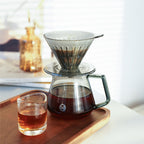 TIMEMORE COFFEE SERVER 600ML - TRANSPARENT BLACK