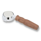 BOTTOMLESS FILTERHOLDER WITH WOODEN HANDLE - E61 8.5 GASKET - 21G BASKET