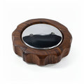 E61 VALVE KNOB WALNUT AND CHROME 7 X 7MM