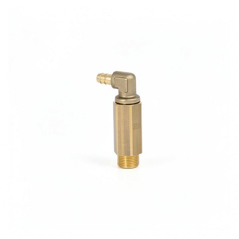 3/8 SAFETY VALVE 1.8 BAR WITH 8MM DRAIN - ROCKET