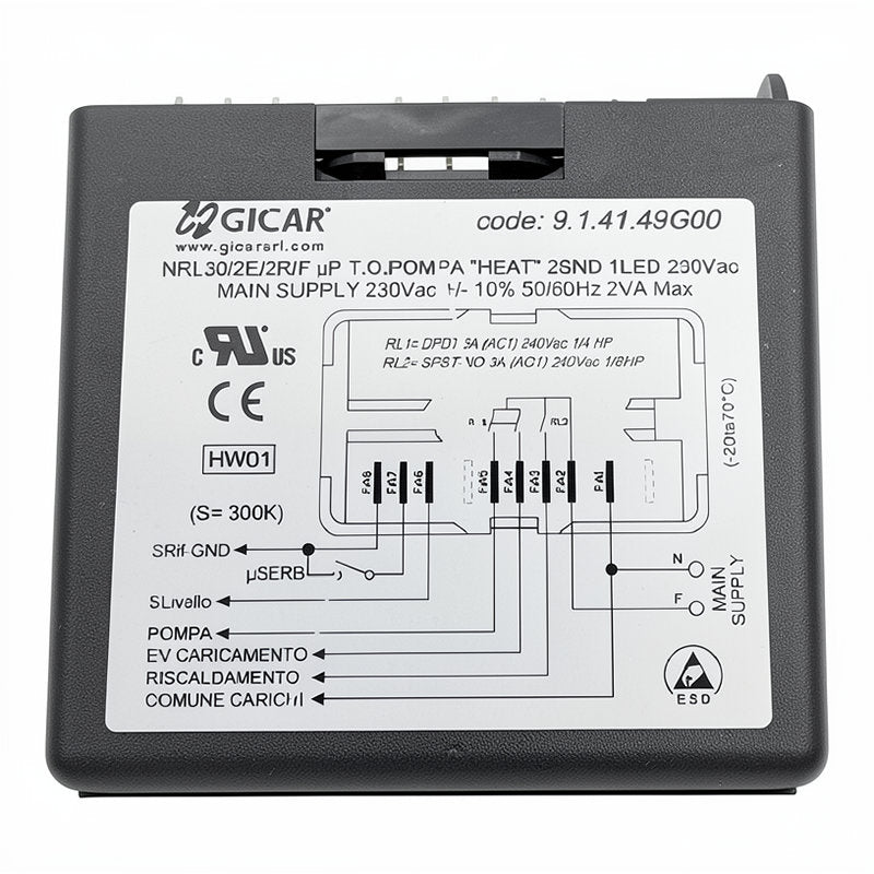 GICAR WATER LEVEL RELAY 9.1.41.49G