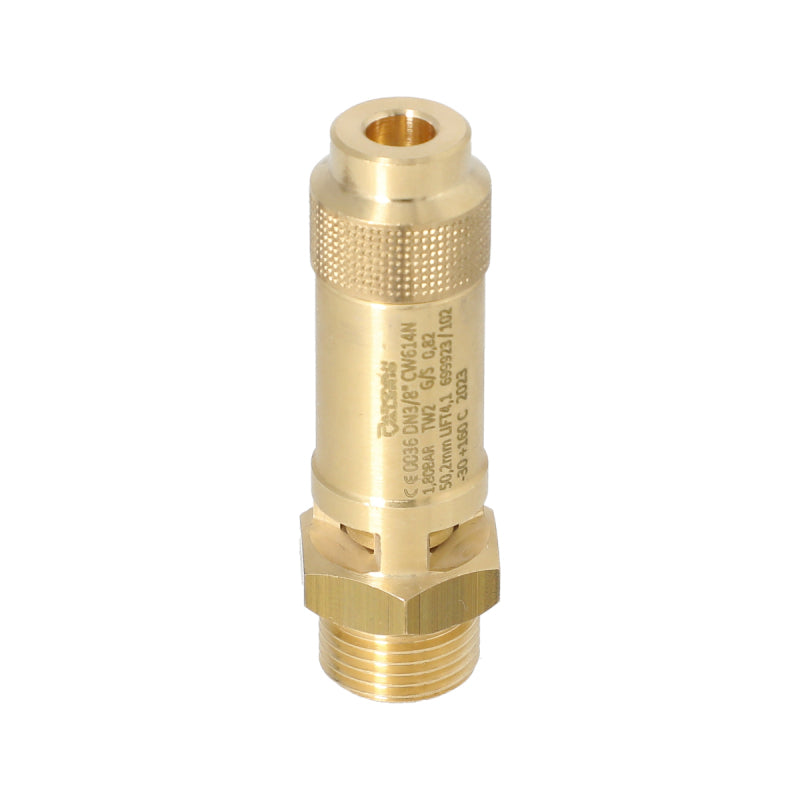 3/8 SAFETY VALVE 1.8 BAR CERTIFIED