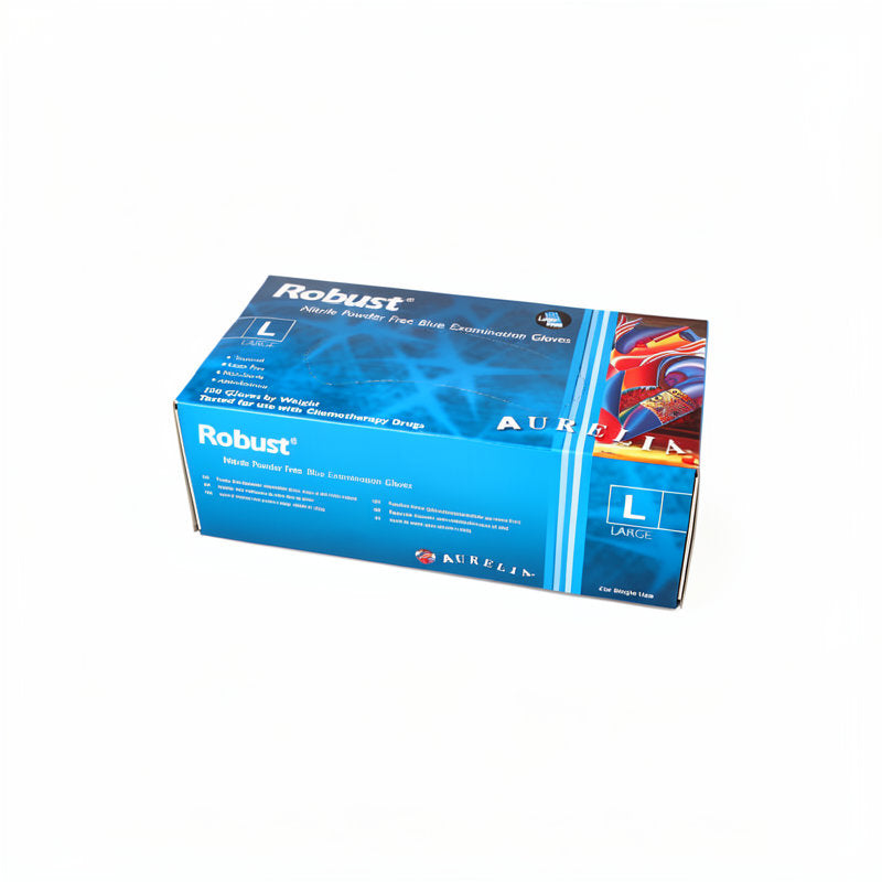 NITRILE GLOVES LARGE - BOX OF 100