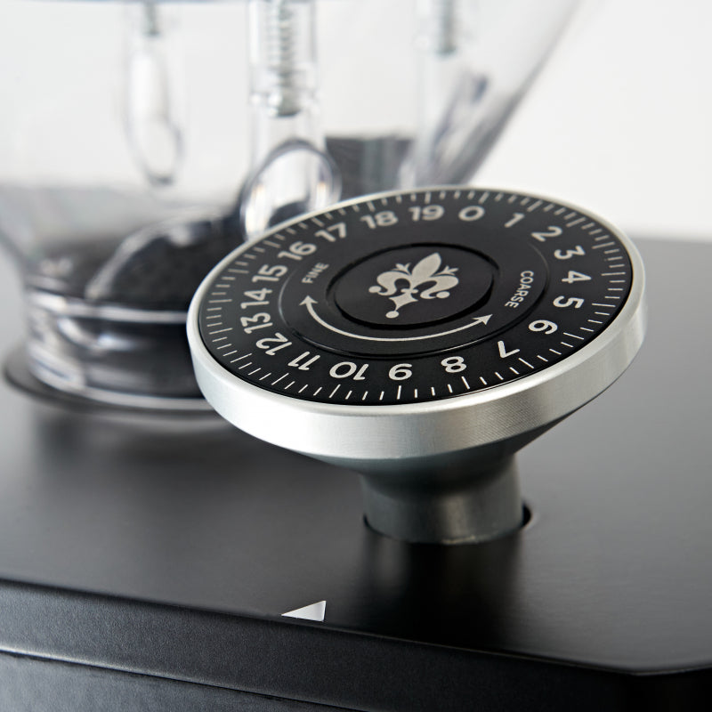 EUREKA MAXXI COFFEE GRINDER WITH DISKO AUTO TAMPER - BLACK
