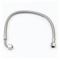 BRAIDED HOSE 0.44M 1/4 STRAIGHT X 1/4 ELBOW - CONICAL