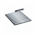 NECTA BLACK PUSH BUTTON PANEL
