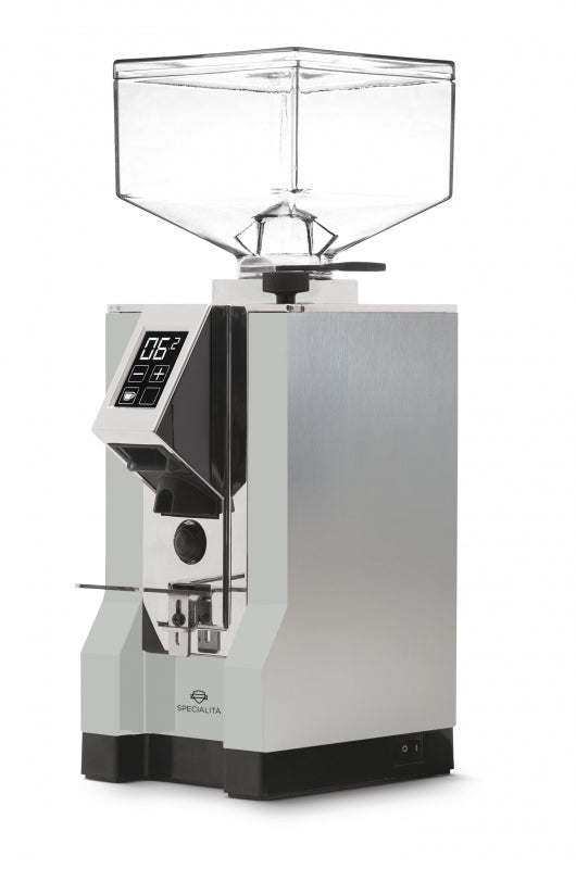 EUREKA MIGNON SPECIALITA 55 COFFEE GRINDER - POLISHED SILVER 16 CR