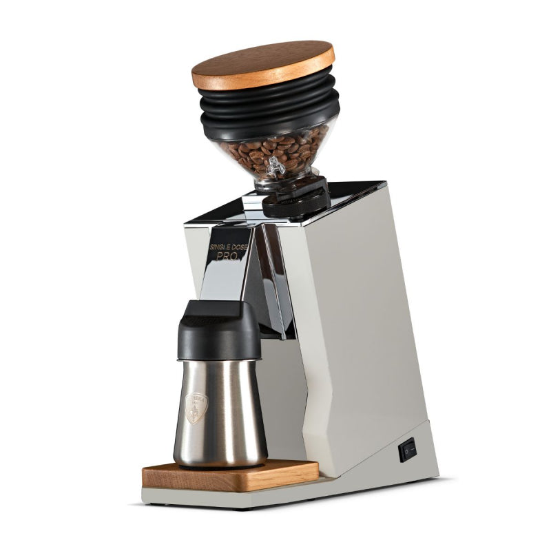EUREKA ORO MIGNON SINGLE DOSE PRO 65 COFFEE GRINDER - WHITE