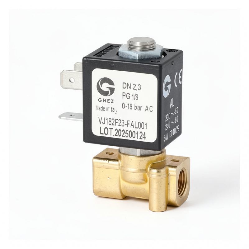 GHEZ 2 WAY SOLENOID VALVE 230V 1/8 2.3MM VITON