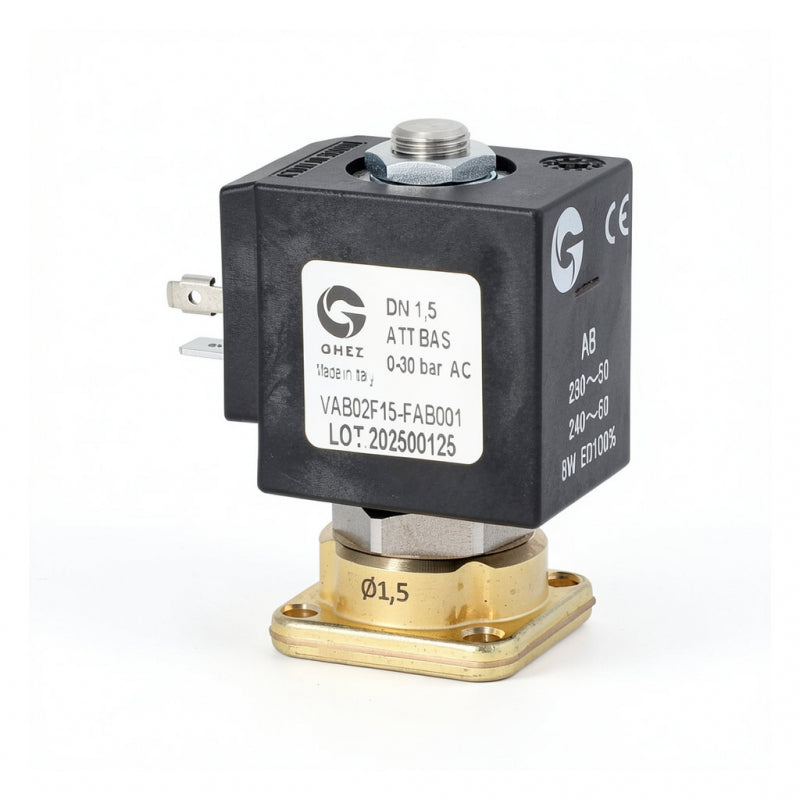 GHEZ 2 WAY SOLENOID VALVE 230V 1.5MM VITON