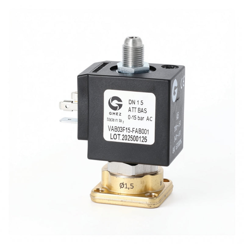 GHEZ 3 WAY SOLENOID VALVE 230V 1.5MM VITON