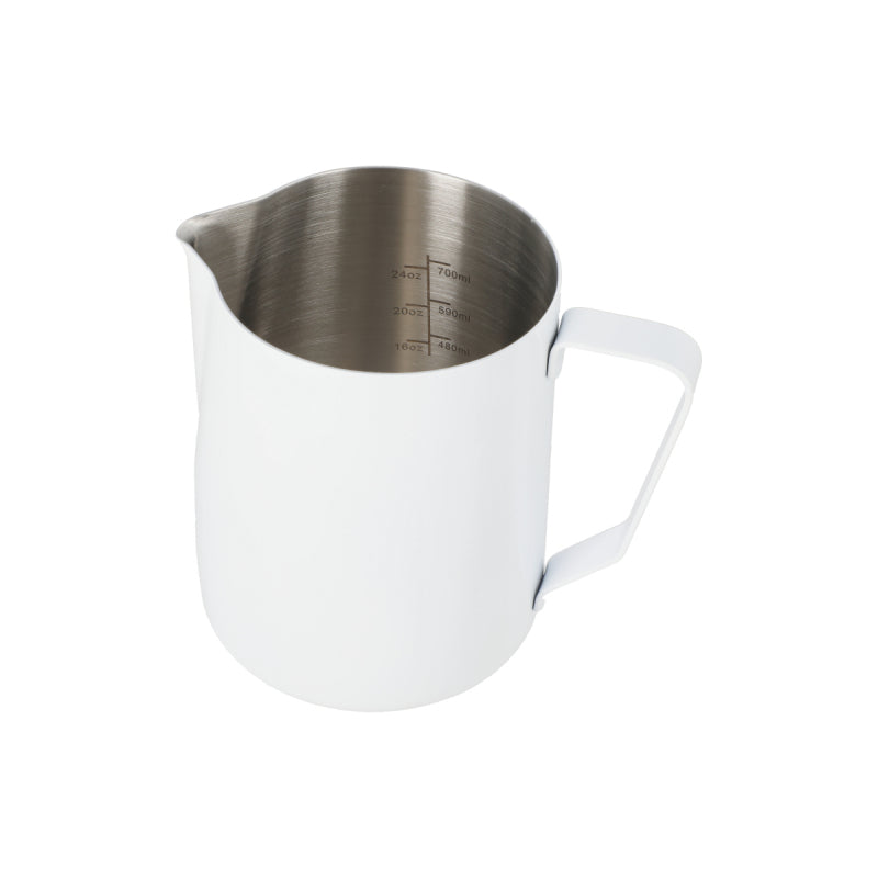 RHINO PRO STEALTH MILK PITCHER 1000ML - WHITE