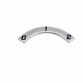 SANREMO SWITCH LABEL CHROMED