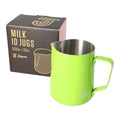 JAGUAR MILK ID S/S INTERIOR MILK FOAMING JUG - 0.6 LITRE GREEN